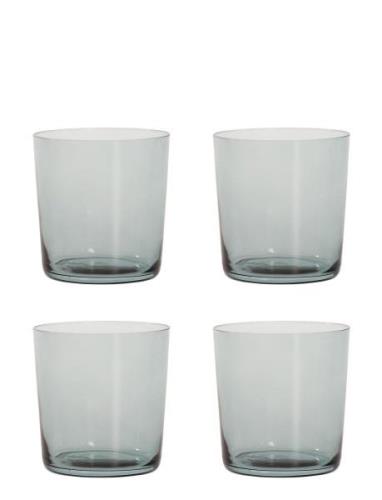 Raw Glass Smoke - Tumbler 37 Cl 4 Pcs Home Tableware Glass Drinking Gl...