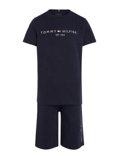 Essential Set Sets Sets With Short-sleeved T-shirt Navy Tommy Hilfiger
