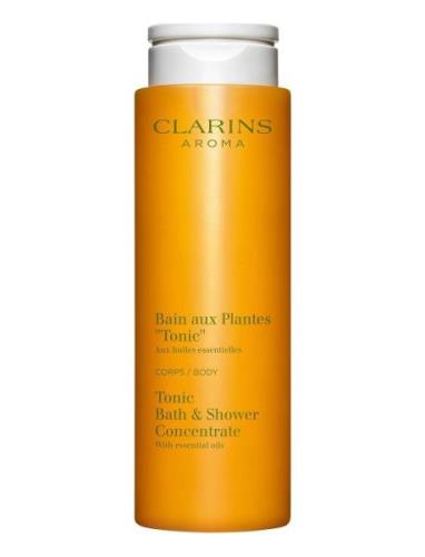 Tonic Bath & Shower Concentrate Shower Gel Badesæbe Nude Clarins