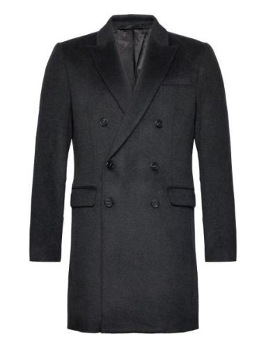 Fuzzybbdoubalina Coat Uldfrakke Frakke Black Bruuns Bazaar