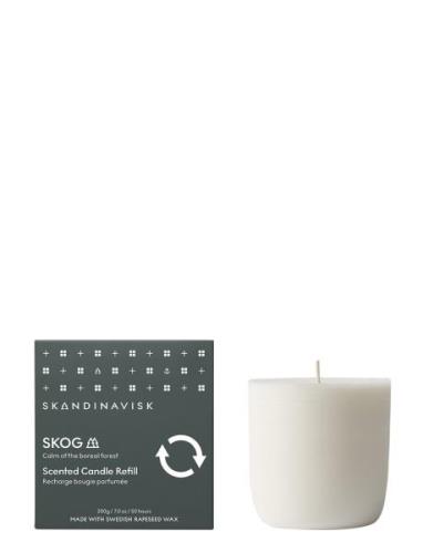 Skog Refill Scented Candle 200G Duftlys Green Skandinavisk