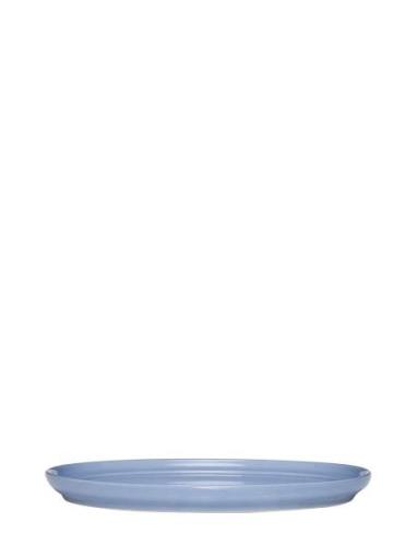 Amare Frokosttallerken Home Tableware Plates Dinner Plates Blue Hübsch