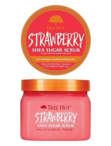 Shea Sugar Scrub Strawberry Bodyscrub Kropspleje Kropspeeling Nude Tre...