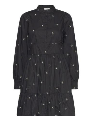 Miluna Dress Knælang Kjole Black NORR