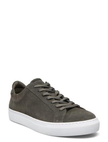 Type - Bosco Suede Low-top Sneakers Khaki Green Garment Project