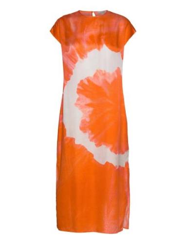 Etta Mariana Dress Knælang Kjole Orange AllSaints