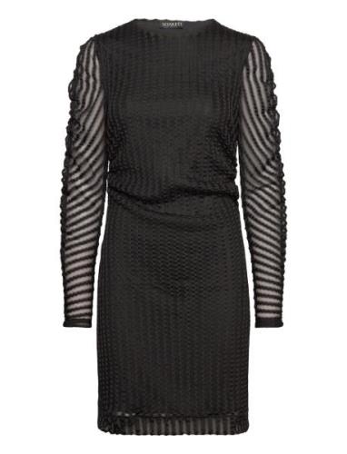 Slsolveig Dress Knælang Kjole Black Soaked In Luxury