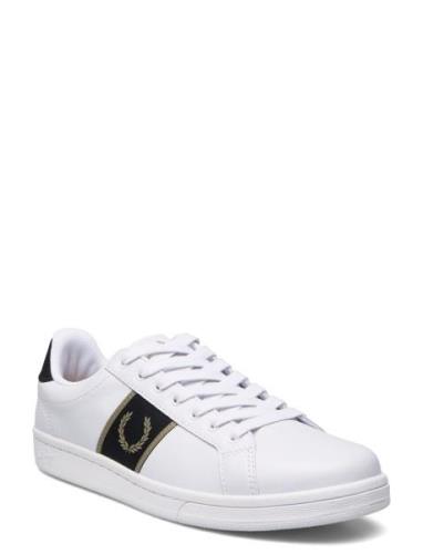 B721 Lthr/Brand Webbing Low-top Sneakers White Fred Perry