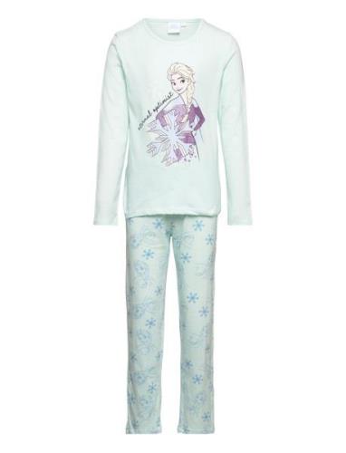 Pyjama Long Pyjamassæt Blue Frost
