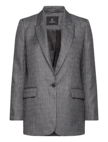 Acaibbfrida Blazer Blazers Single Breasted Blazers Grey Bruuns Bazaar