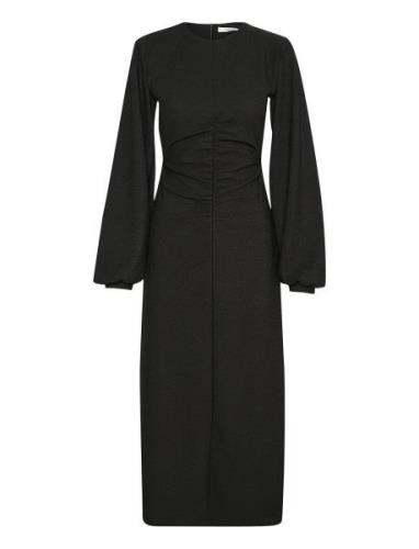 Ailagz Long Dress Knælang Kjole Black Gestuz