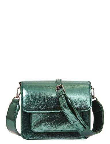 Cayman Pocket Metallic Structure Bags Crossbody Bags Green HVISK