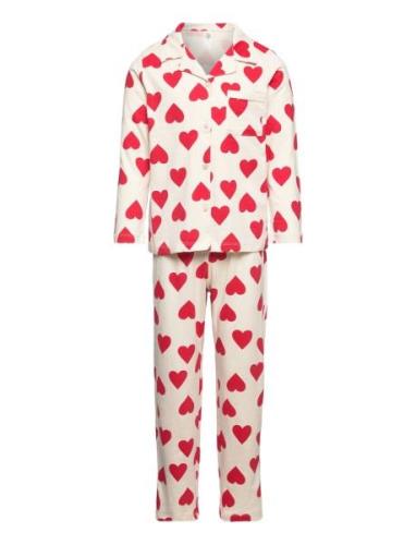 Pajama Hearts Pyjamassæt Multi/patterned Lindex