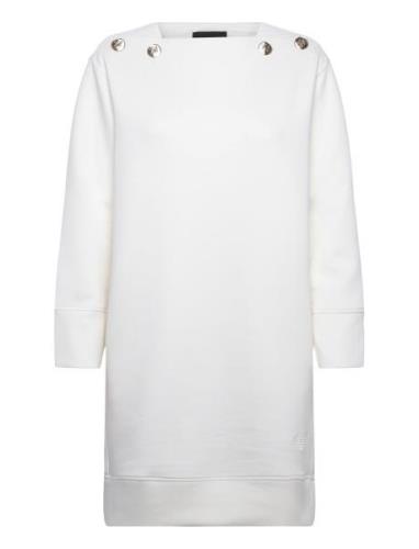 Vestito Knælang Kjole White Emporio Armani