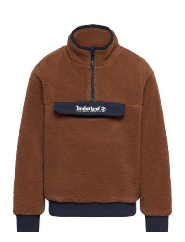 Sweatshirt Outerwear Fleece Outerwear Fleece Jackets Brown Timberland