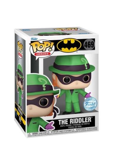 Funko! Pop Exclusive Dc Riddler Toys Playsets & Action Figures Action ...