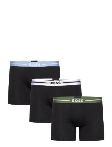 Boxerbr 3P Bold Boxershorts Black BOSS