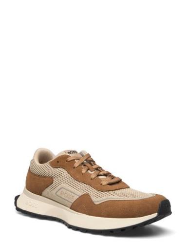 Jonah_Runn_Knsd Low-top Sneakers Brown BOSS