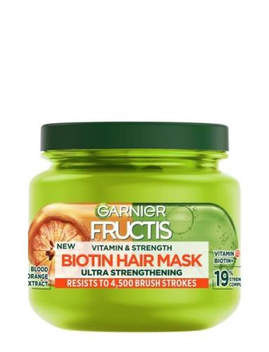 Garnier Fructis Vitamin & Strength Biotion Mask 320Ml Hårkur Nude Garn...