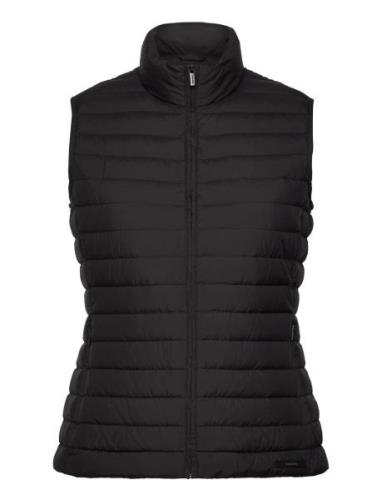 Packable Super Lw Padded Vest Vests Padded Vests Black Calvin Klein