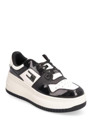 Tjw Retro Basket Flatform Patent Low-top Sneakers White Tommy Hilfiger