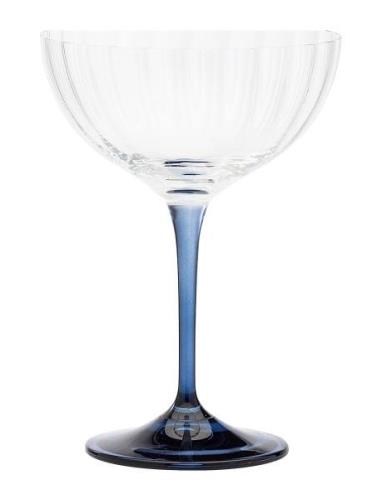 Ocean Champagne Glass Home Tableware Glass Champagne Glass Blue Anna +...