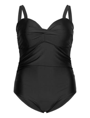 Carelly Swimsuit Badedragt Badetøj Black ONLY Carmakoma