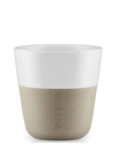 2 Espresso-Krus Pearl Beige Home Tableware Cups & Mugs Espresso Cups B...