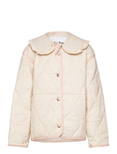 Hailey Outerwear Jackets & Coats Quilted Jackets Cream Molo