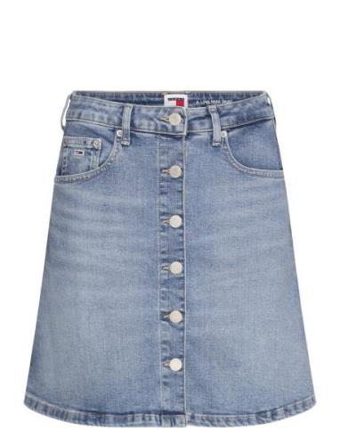 Aline Skirt Bh0130 Kort Nederdel Blue Tommy Jeans