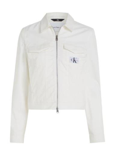 Lean Moto Jacket Jakke Denimjakke White Calvin Klein Jeans