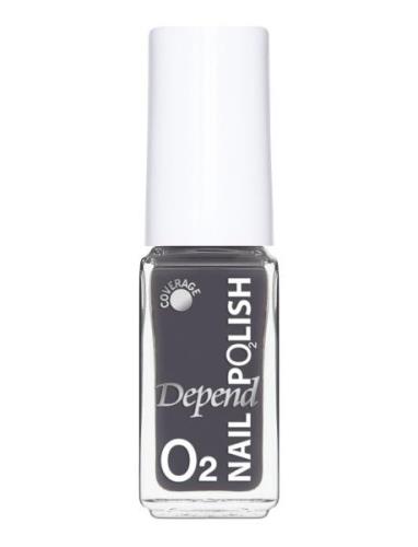 Minilack Oxygen Färg A748 Neglelak Makeup Grey Depend Cosmetic