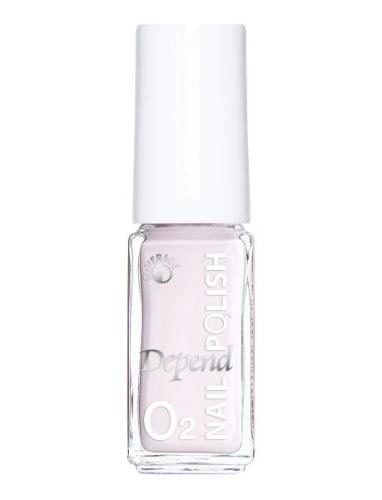 Minilack Oxygen Färg A136 Neglelak Makeup Pink Depend Cosmetic