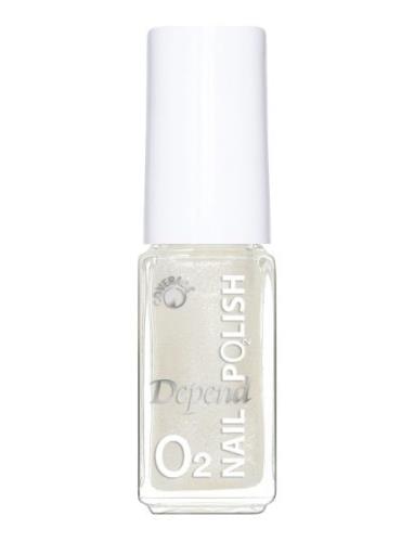 Minilack Oxygen Färg A736 Neglelak Makeup Silver Depend Cosmetic