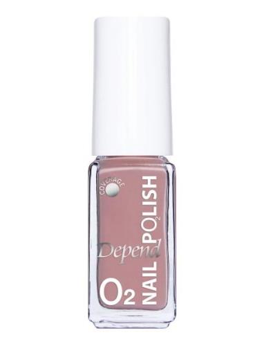 Minilack Oxygen Färg A533 Neglelak Makeup Pink Depend Cosmetic