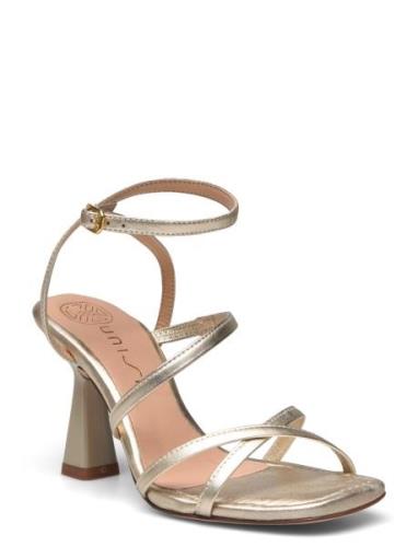 Sissi24Lmt Sandal Med Hæl Gold UNISA