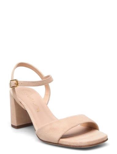 Moraty24Ks Sandal Med Hæl Beige UNISA