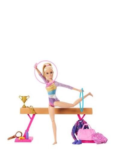 Gymnastics Playset Toys Dolls & Accessories Dolls Multi/patterned Barb...