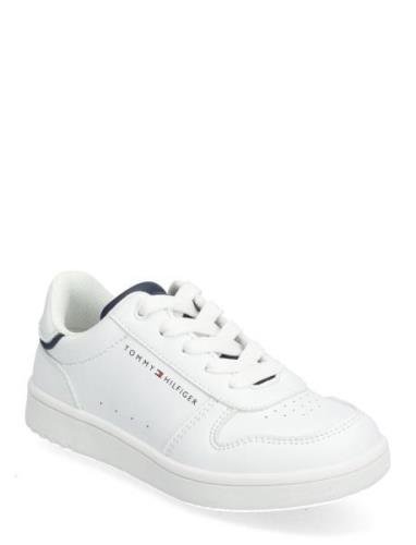 Low Cut Lace-Up Sneaker Low-top Sneakers White Tommy Hilfiger