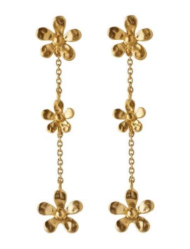 Wild Poppy Earrings Ørestickere Smykker Gold Pernille Corydon