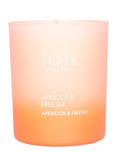 Joik Home & Spa Scented Candle Apricot & Fresia Duftlys Nude JOIK