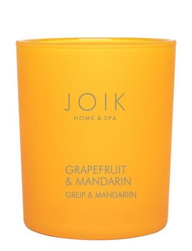 Joik Home & Spa Scented Candle Grapefruit & Mandarin Duftlys Nude JOIK