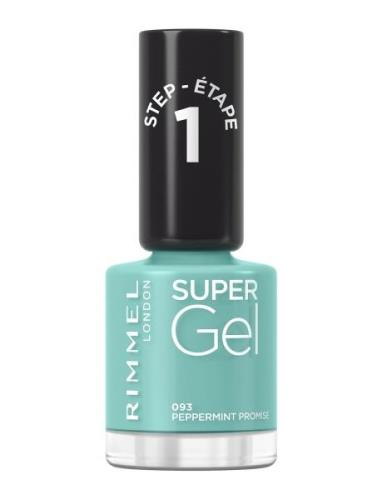 Rimmel Super Gel Nail Polish 093 Peppermint Promise Neglelak Gel Blue ...