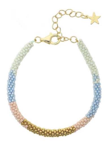 Josefine Accessories Jewellery Bracelets Chain Bracelets Blue Nuni Cop...