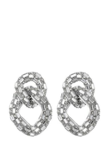 Sparkle Crystal Earring Ørestickere Smykker Silver By Jolima