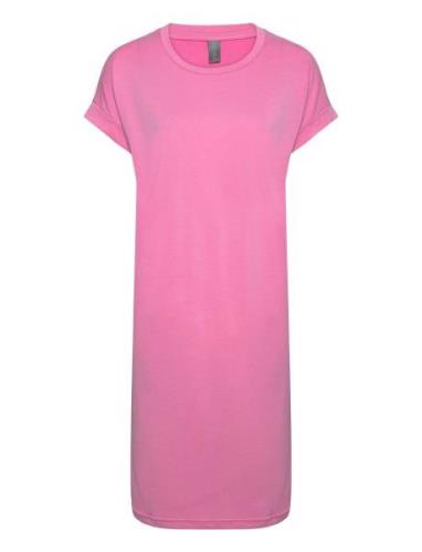 Cukajsa T-Shirt Dress Knælang Kjole Pink Culture