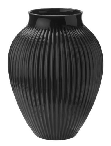 Knabstrup Vase, Riller Home Decoration Vases Black Knabstrup Keramik