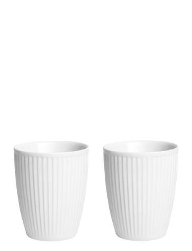Termokrus Plissé Home Tableware Cups & Mugs Coffee Cups White Pillivuy...