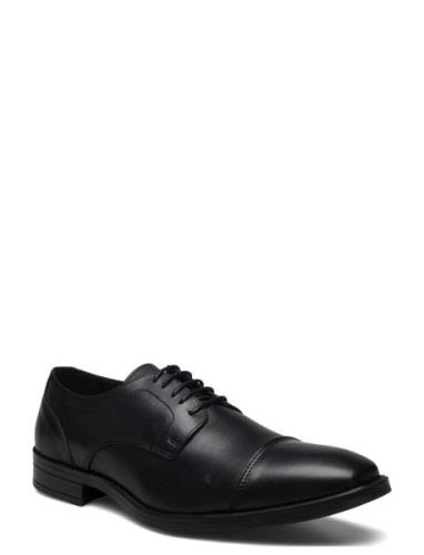 Tom Shoes Business Laced Shoes Black Playboy Footwear