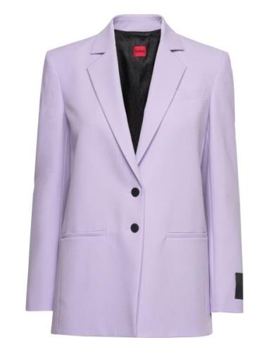 Amyia Blazers Single Breasted Blazers Purple HUGO